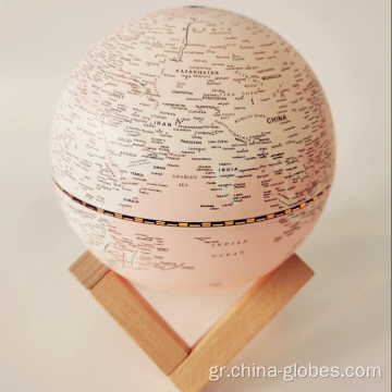 Mini World Globe με φωτισμό LED για παιδιά